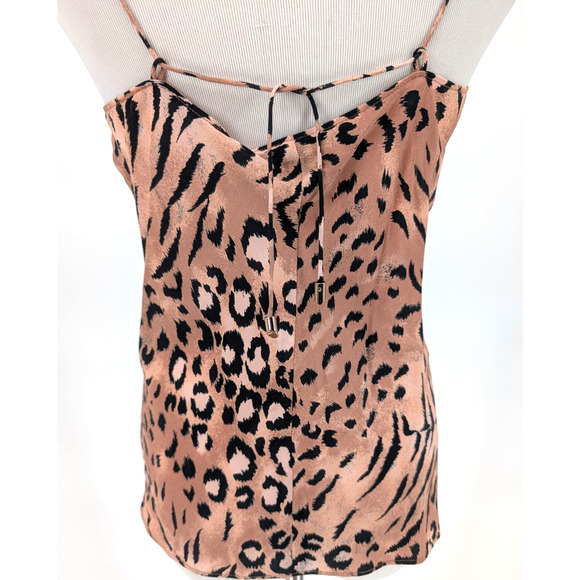 Y2K Paige‎ Cicely Silk Leopard Mobwife Maximalist Glam Fairy Grunge Camisole XS - Picture 9 of 14
